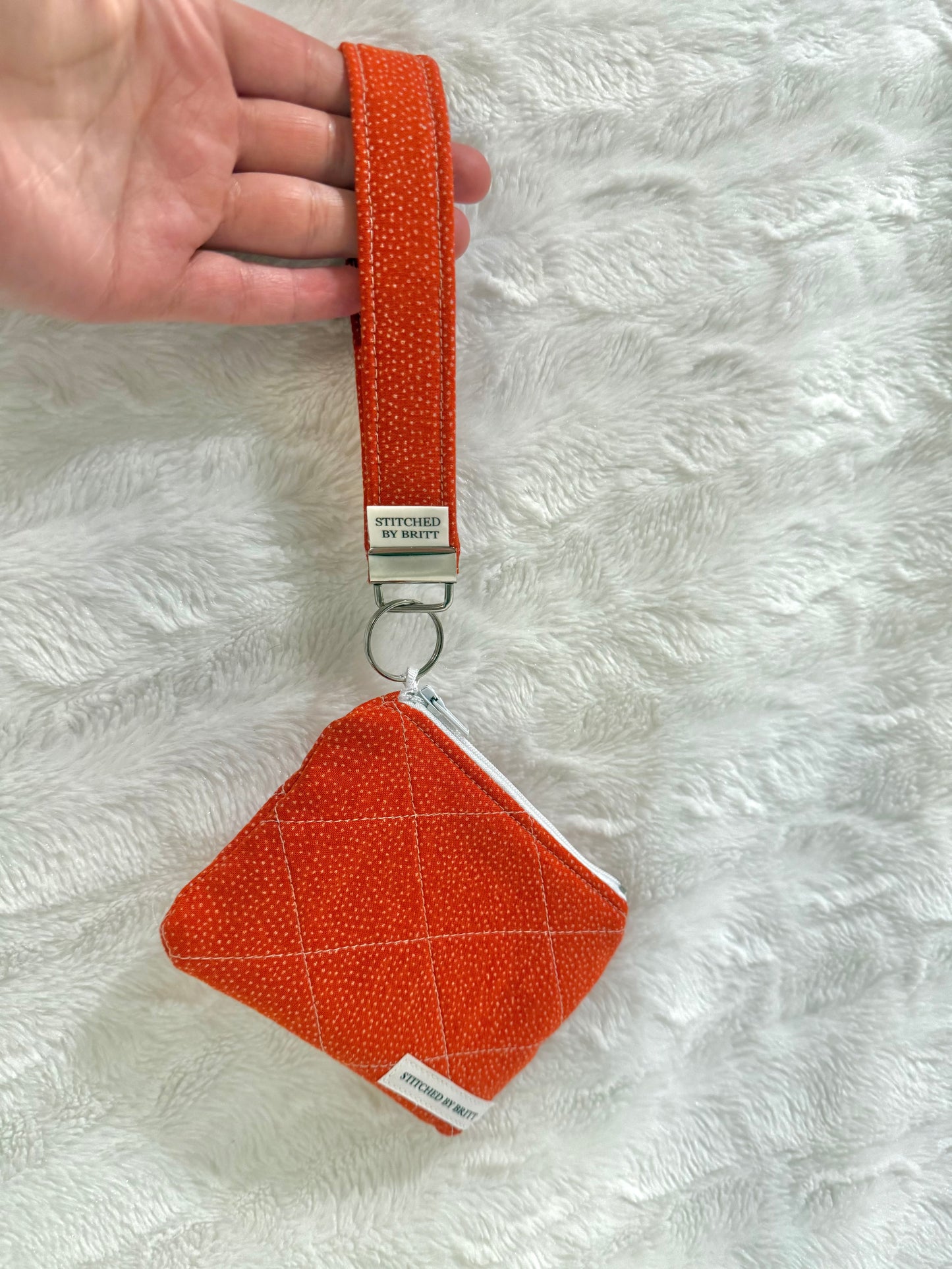 The Orange Polka Wristlet *Limited-edition*