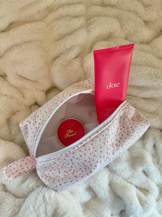 The Tiny Heart Makeup Bag