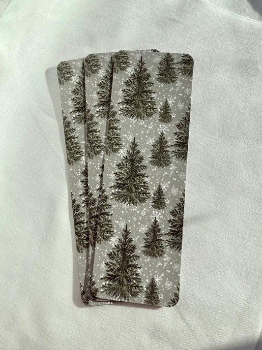 Snowy Christmas Tree Bookmark