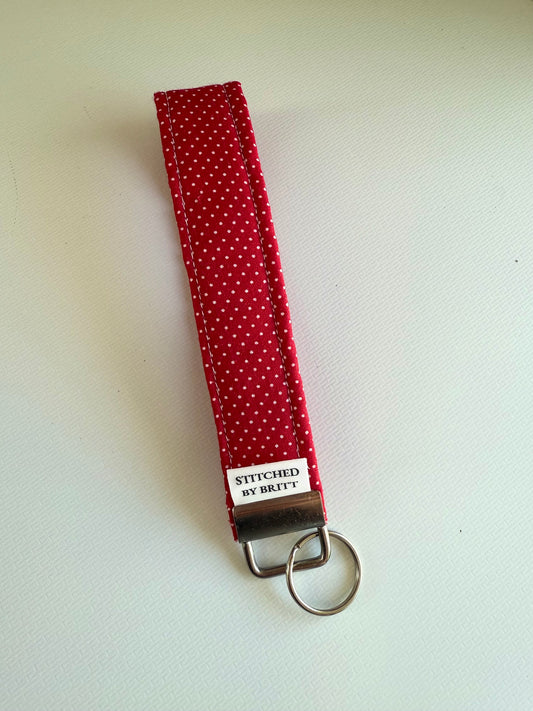 The Red & White Polka Wristlet (LIMITED EDITION!)