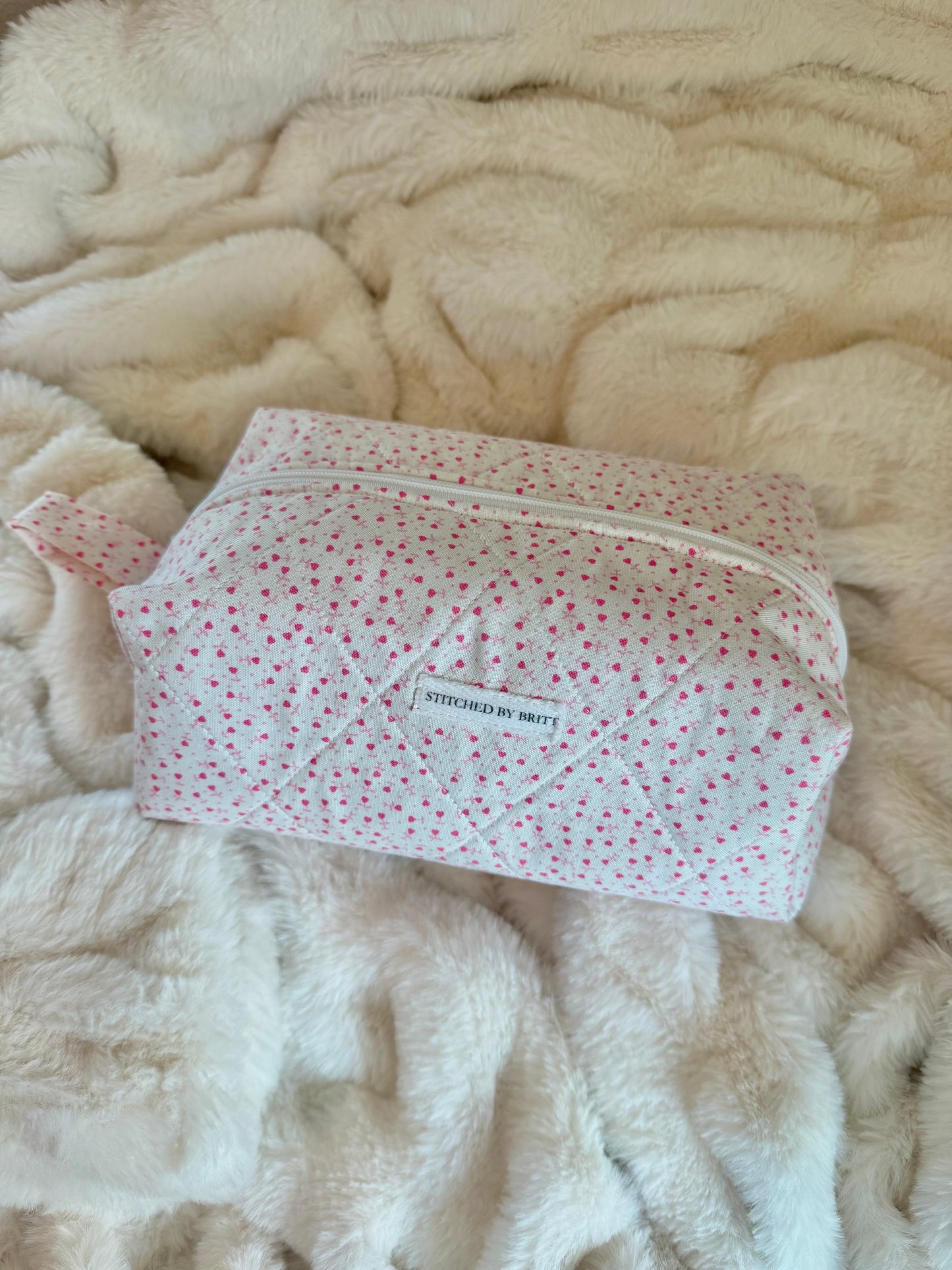 The Tiny Heart Makeup Bag