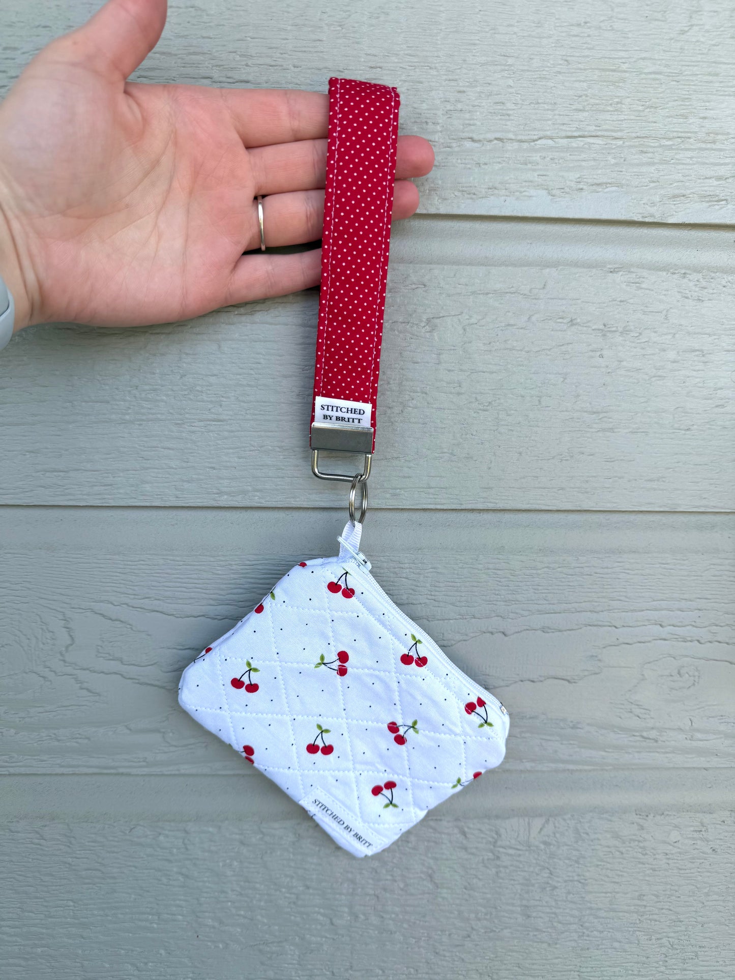 The Red & White Polka Wristlet (LIMITED EDITION!)