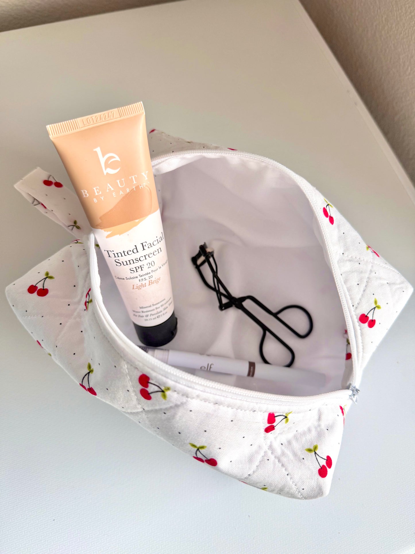 The Red Cherry Makeup Bag