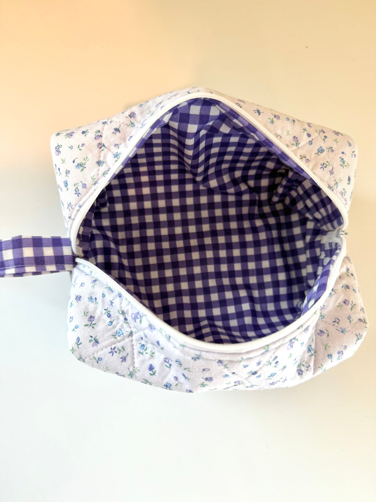 Wild Gingham Makeup Bag: Sunny Days Collection