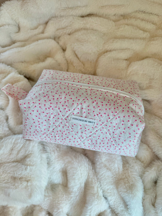 The Tiny Heart Makeup Bag