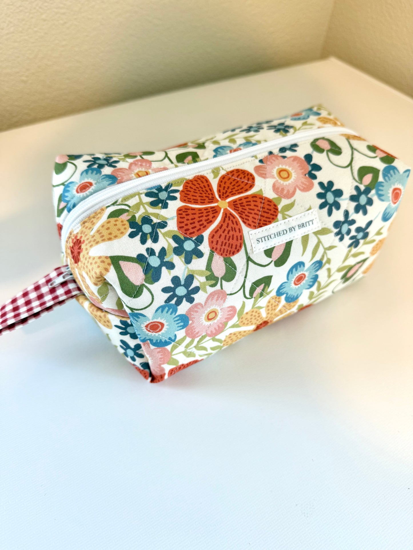 Crimson Meadow Makeup Bag: Sunny Days Collection