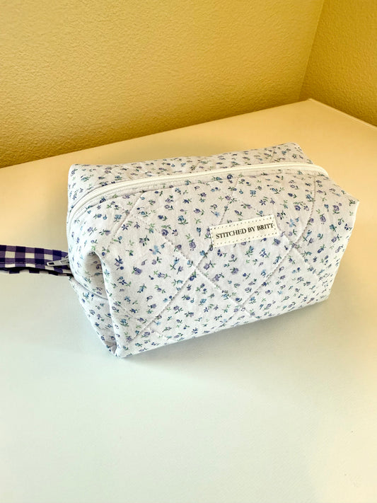 Wild Gingham Makeup Bag: Sunny Days Collection